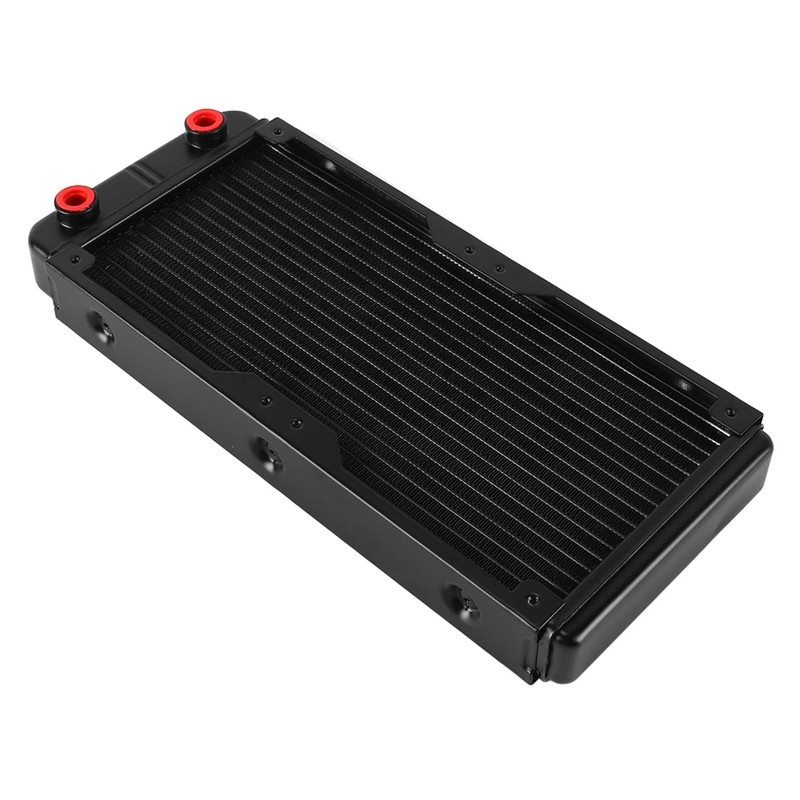 Nicear Water Cooling Radiator, 18 Tube Thread Aluminum Water Cooling