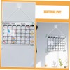 COHEALI 1 Set Whiteboard Calendar Stand Erasable Monthly Planning Board