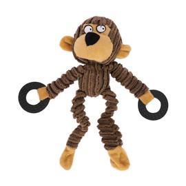 Squeaky Dog Toys Durable Dog Plush Toy Dog Puppy Chew Toys for Boredom Monkey Dog Toy Cuddly Dog Interactive Toy Dog Teething Toy Pet Play Toy for Puppy Small Medium Large Dogs Keep Your Dog Happy