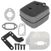 TINVHY 61 268 272 Exhaust Muffler Deflector Kit Replacement for