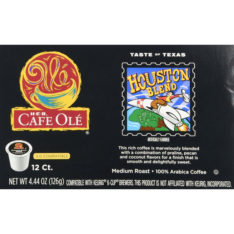 Cafe Ole Taste of Texas Houston Blend 12 Count Single
