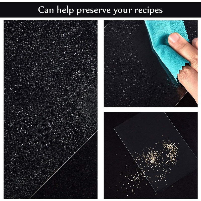 Boao 200 Pcs 4 x 6 Inch Recipe Card Protectors,