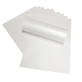 12" x 12" Pearlescent Scrapbooking Paper Decorative 120gsm Double Sided (Frost White)