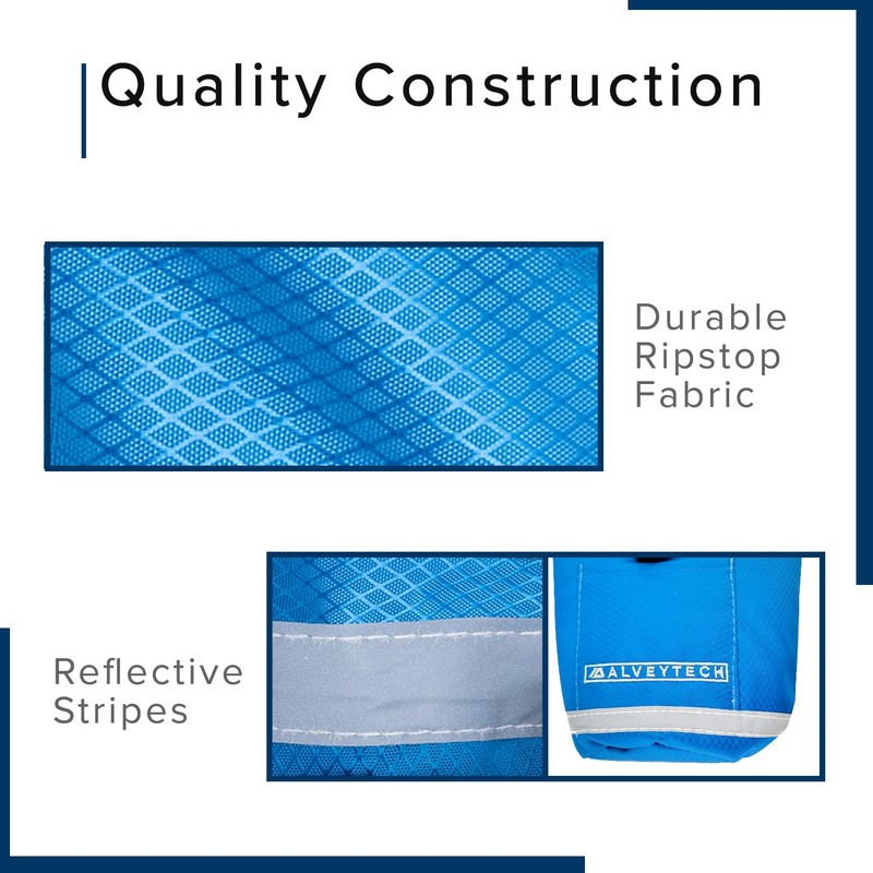 AlveyTech Saddle Bag & Cup Holder Combination for Mobility Scooters,