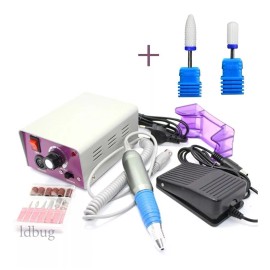 Lina Esmeril De Pedal Y Pieza De Mano + 2 Puntas Carbay Ceramica