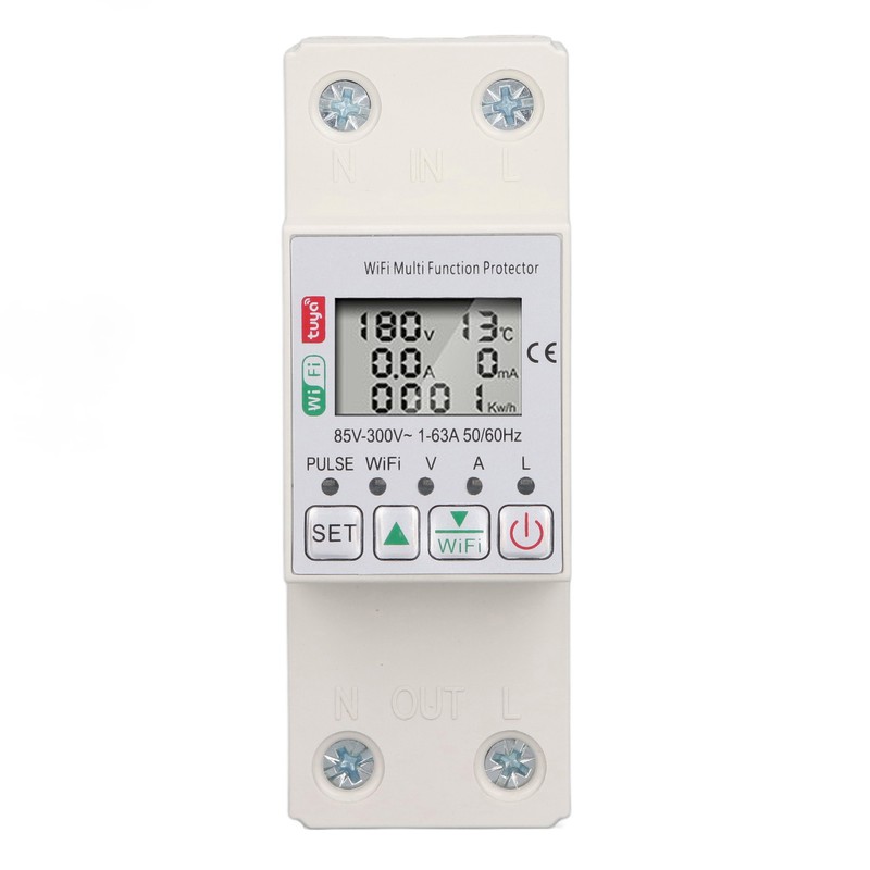 WiFi Smart Power Meter Switch for Tuya Energy Circuit Breaker