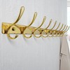 SKOLOO Wall Mounted Coat Rack - 10 Hooks, Heavy Duty,
