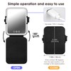 TOCCOOL Car Vanity Mirror with Lights for Dual-Post Headrests, 11"