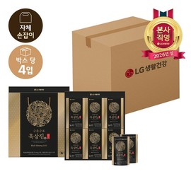 LG Household & Health Care Lunar New Year Food Gift Set ReTune Gujeung Gupo Heuksamjin Gold 50ml x 24 packets x 4 (1 BOX) / LG생활건강 설식품선물세트 리튠 구증구포 흑삼진 골드 50mlx24포 x 4개 (1BOX)