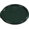 Carlisle 1077108 Round Container Lid, Polypropylene, Green, 2-4 Quart