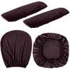 Tallew 4 Pcs Office Chair Covers Set Computer Universal Protective