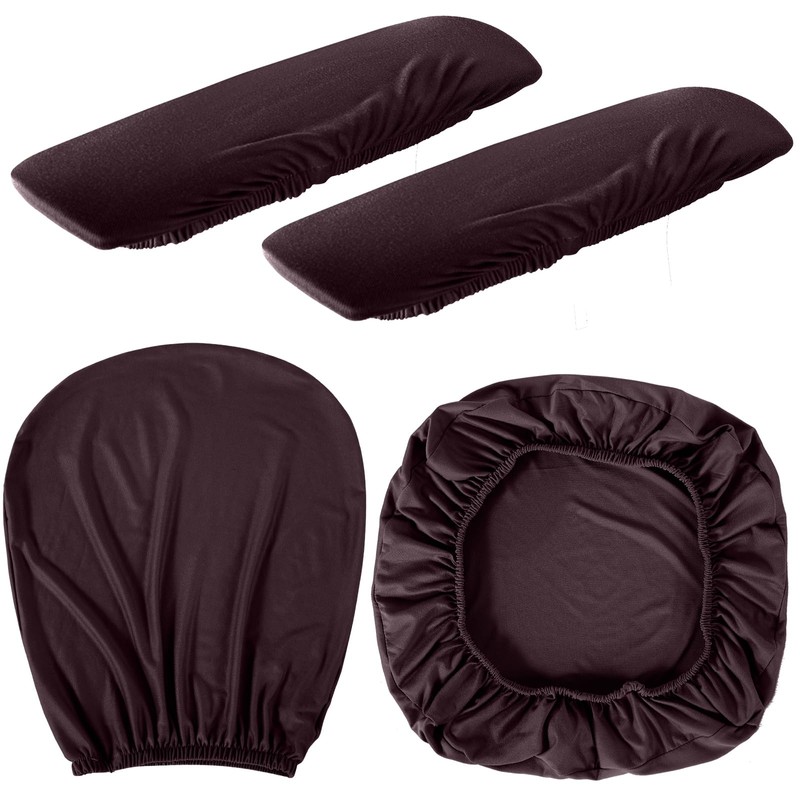 Tallew 4 Pcs Office Chair Covers Set Computer Universal Protective