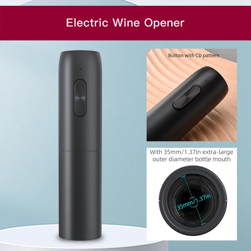 Electric Wine Opener Set Type-C Rechargeable Automatic Electric Wine Bottle