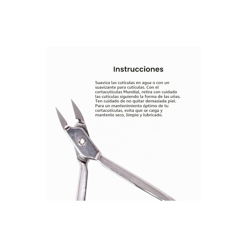Mundial Cuticle Nipper 777 Pro Stainless Steel Inox