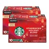 Starbucks Holiday Blend K-cups Coffee (Holiday Blend, 10 Count (Pack
