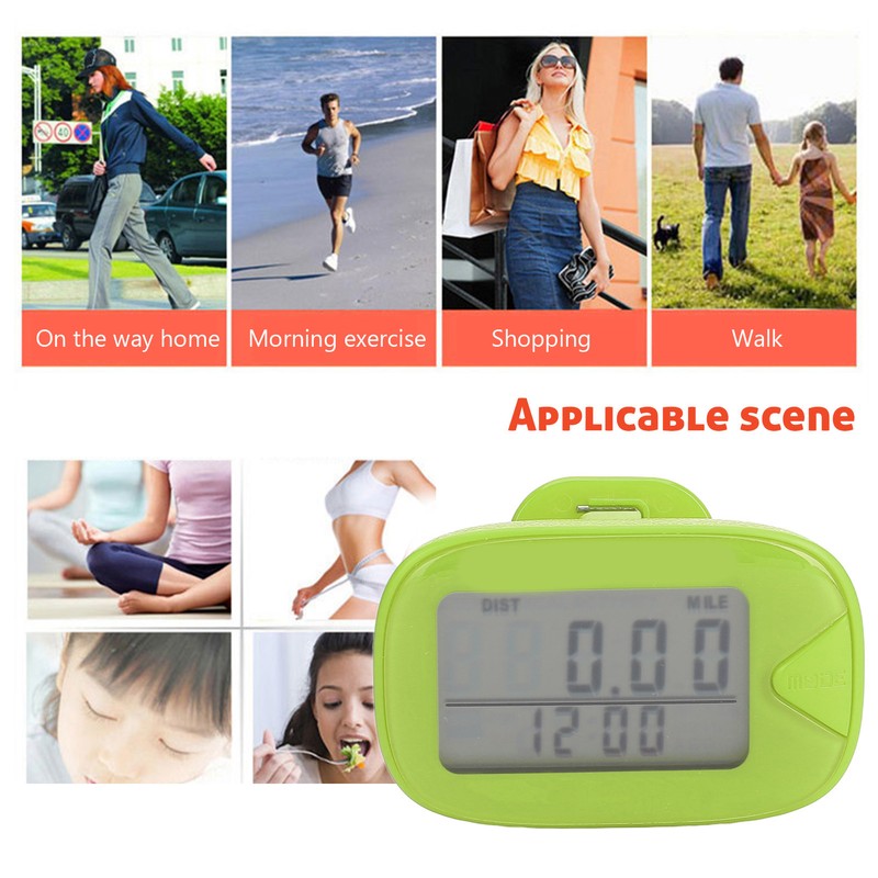 Walking Pedometer Large Digital Display Multifunctional Lightweight Accuracy Memory Step