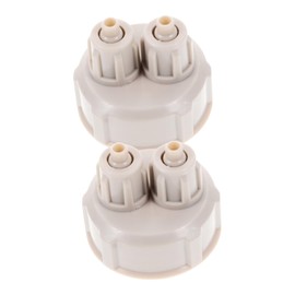 ABOOFAN 2Pcs DIY Cap for Aquarium Bottle Easy to Use Leak Design for Fish Tank Plants Accessory for Reactor Setup Safe Material