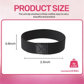 Generisch Schnürsenkel Fixierband – 4 Stück Schuh Fixierhilfe – Fixierband für Fußballschuhe Kinder & Damen High Heels – Rutschfest, Langlebig & Unauffällig