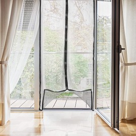 Haushalt International Fly Screen for Doors with Magnetic Closure 210 x 100 cm 61503