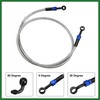 Motoforti Brake Hose AN3 28 90 Degree M10 Motorcycle Hydraulic