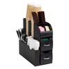 Mind Reader Cup and Condiment Station, Countertop Organizer, Coffee Bar,