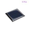 DMiotech 5 Pack 2.5V 100mA 50mm x 50mm Mini Solar