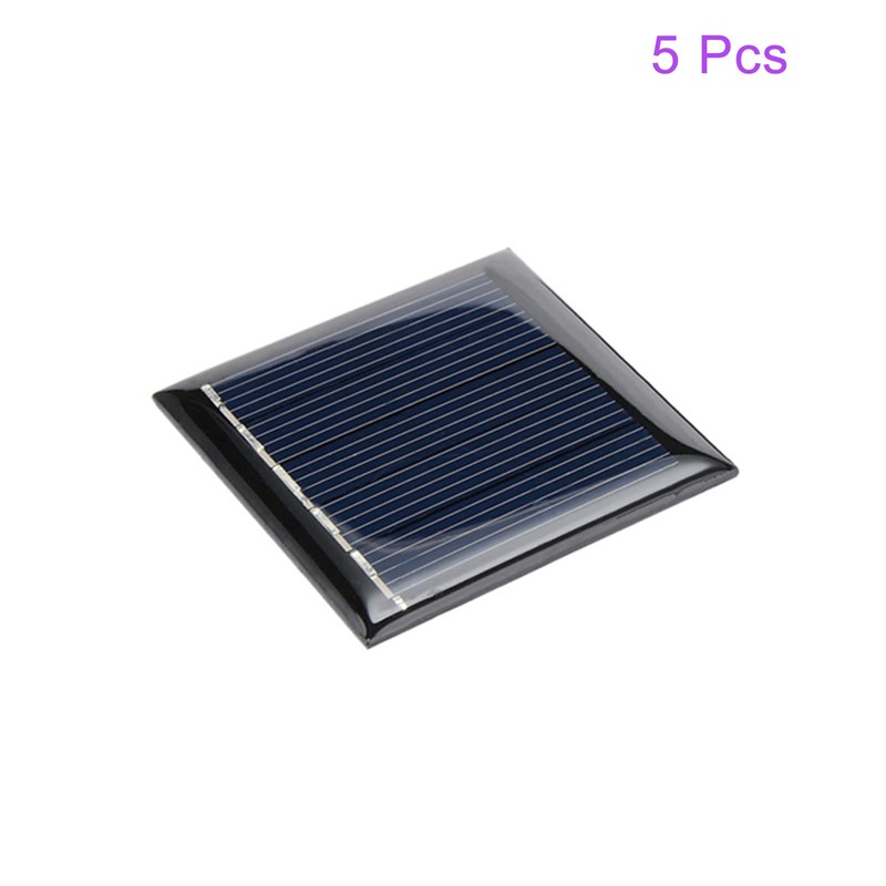 DMiotech 5 Pack 2.5V 100mA 50mm x 50mm Mini Solar