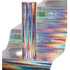 VViViD Silver Holographic Glitter Chrome Heat Transfer Vinyl, Iron Designs