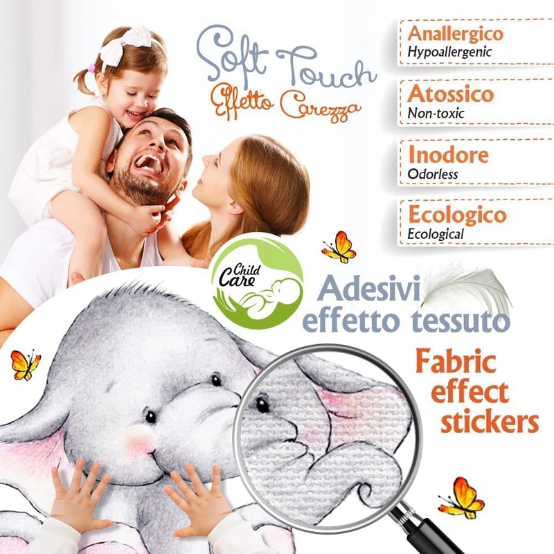 kina - R00513 Kids wallstickers for Children's Bedroom - Wall