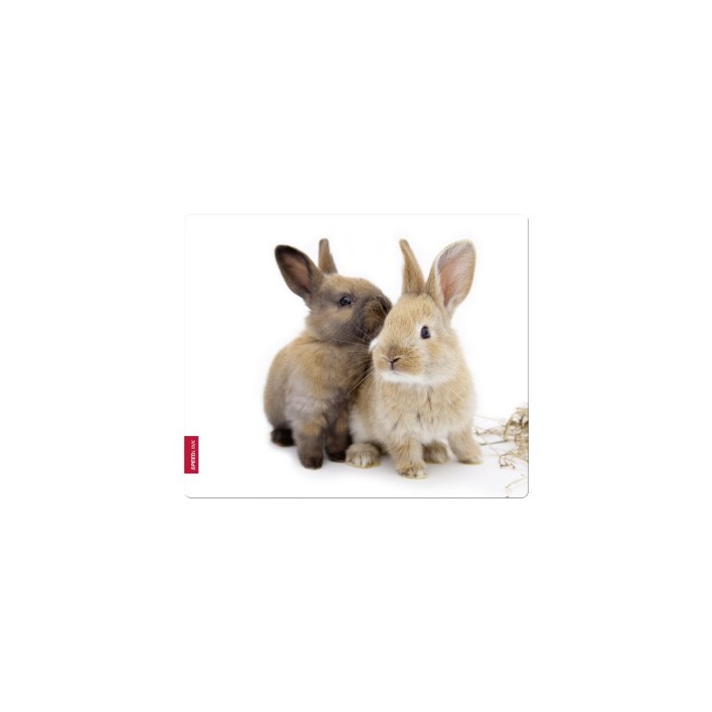 Speedlink Silk Mauspad Hasen (weiche Oberfläche, geringer Gleitwiderstand, gummierte Unterseite,