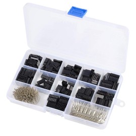 ARCELI 620 Pieces 2.54 mm Pitch SM Housing Connector Male Female Crimp Pins Adapter Assortment JST Connector Kit