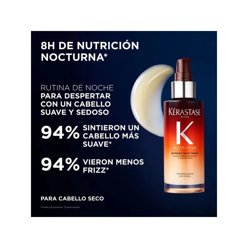 Sérum 8H Nutrición Cabello Seco Kérastase Nutritive 90ml