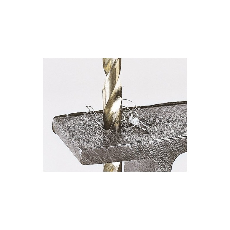 wolfcraft HSS Metal Drill Bit, ground I 7543010 I For