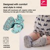 Zutano Botines unisex de algodón orgánico con suela de agarre,