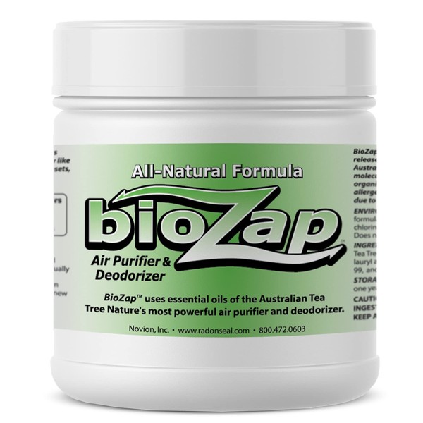 BioZap Air Purifier & Deodorizer (16-oz Jar) (Eucalyptus)