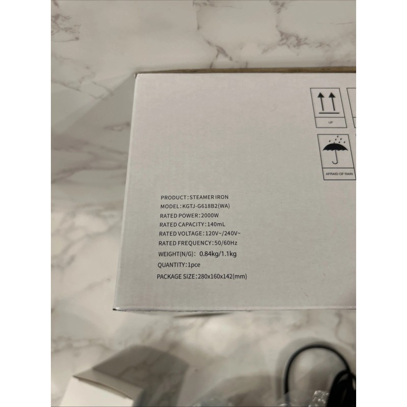 PWRHUB Foldable Travel Steamer For Clothes | 2000 | 150ml
