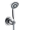 BOPai Suction Shower Head Holder, Relocatable Handheld Showerhead Holder, Chrome,