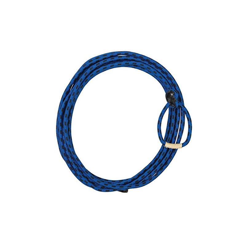 Weaver Leather Kid's Braided Nylon Rope , Blue/Black , 5/16"