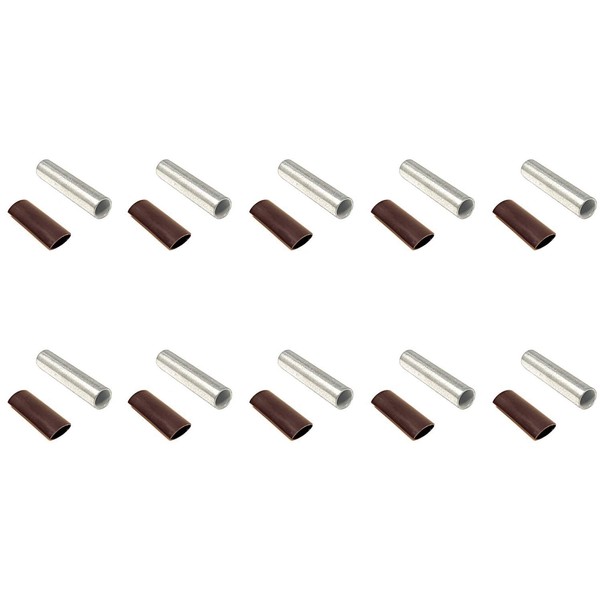 10 pcs 2/0 AWG 2/0 Gauge Butt Splice Connector Pure