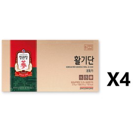 Original CheongKwanJang Hyunggidan 10 pills, 4 boxes 550237 / 본사정품 정관장 활기단 10환 4박스 550237