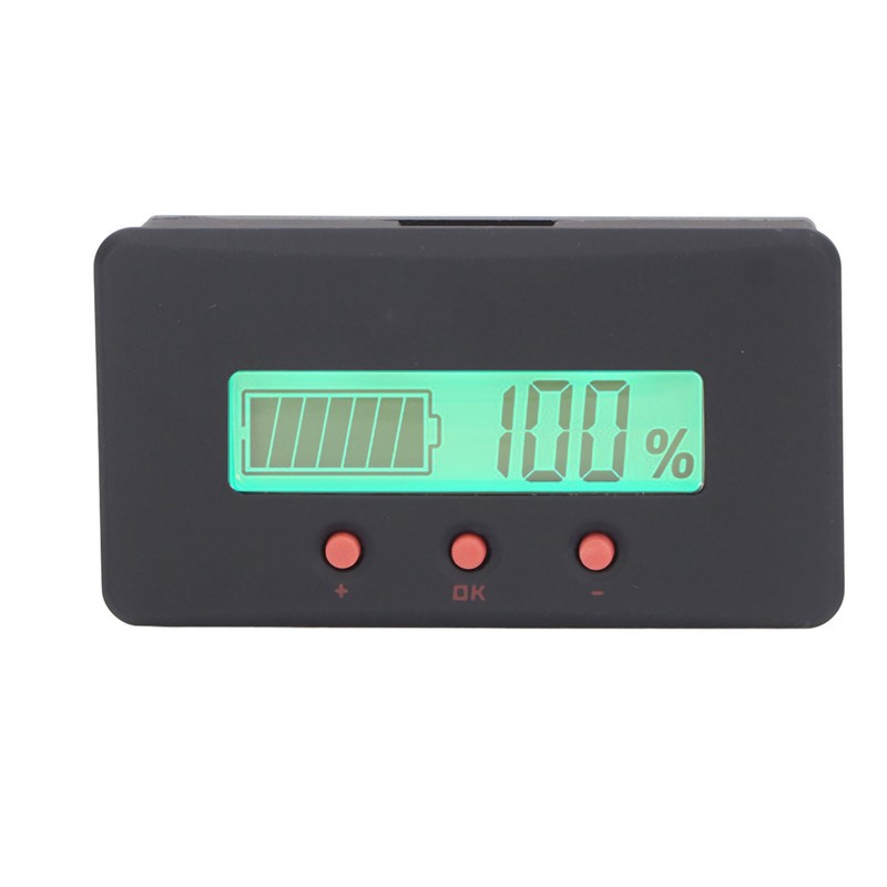 Battery Monitor Meter High Accuracy Voltmeter Ammeter Universal Battery Capacity