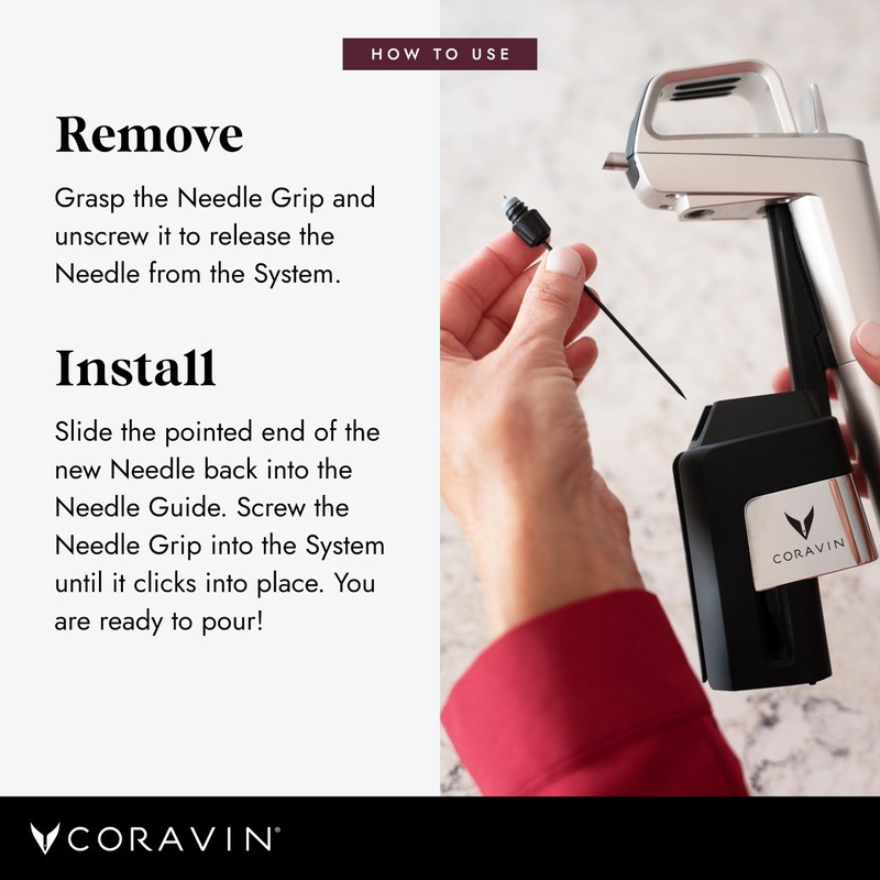 Coravin Timeless Standard Needle - Preserve Wine for Years -