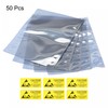 sourcing map Anti Static Bags Shielding Bag 50pcs 4.3x6inch(11x15cm) Open