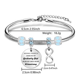 Coagurmes Sometimes you forget that you are fantastic. This is your memory. An inspirational bracelet. The birthday gift for women, best friends, daughters, mother, colleagues, Stainless Steel