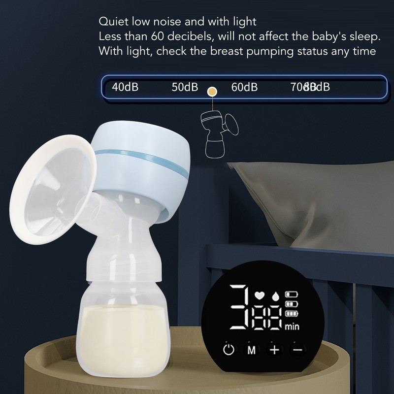 Electric Breast Pump High Suction Painless Low Noise Hands Free