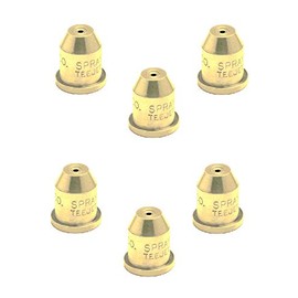 Pack of 6 - TeeJet Brass Full Cone Spray Tip 0.57 GPM @ 40 PSI Farmer Bob's Parts TG-3
