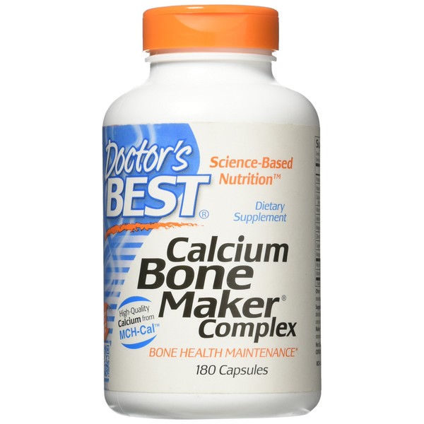 Doctor's Best, Calcium Bone Maker Complex, 180 Caps