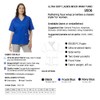 SPECTRUM UNIFORMS Scrub Medical Tunic Tops, Ladies Mock wrap Front