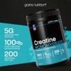 GN Creatine Monohydrate Powder, 1kg, with 600ml Shaker, for Muscle