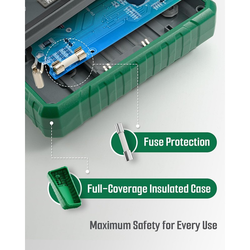 TSM-599 Smart Digital Multimeter, TRMS 6000 Counts, Voltage Tester, Volt
